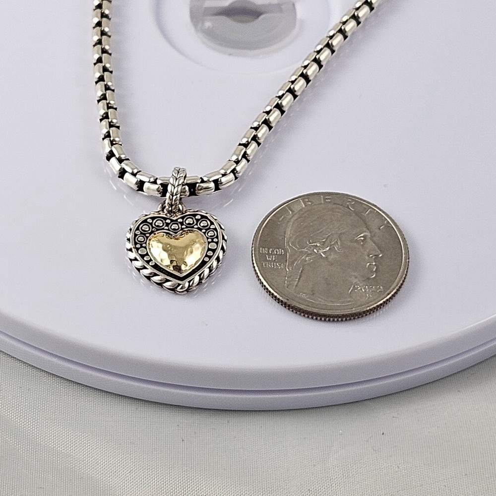 JAi by John Hardy Sterling and 14K Gold Love Charm Bracelet - Picture 10 of 12